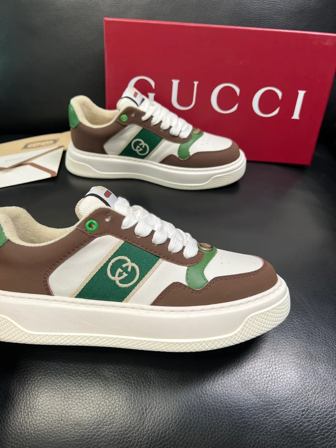 Men's shoes 💰780 Gucci high quality top crafts Gucci counter new original factory configuration, imported cowhide fabric from Italy, imported cowhide lining, breathable and comfortable, sole: original factory special supply original sole super comfortable, original factory and single goods, welcome to compare, code number 38-44 (customized 45)